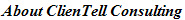 About ClienTell Consulting